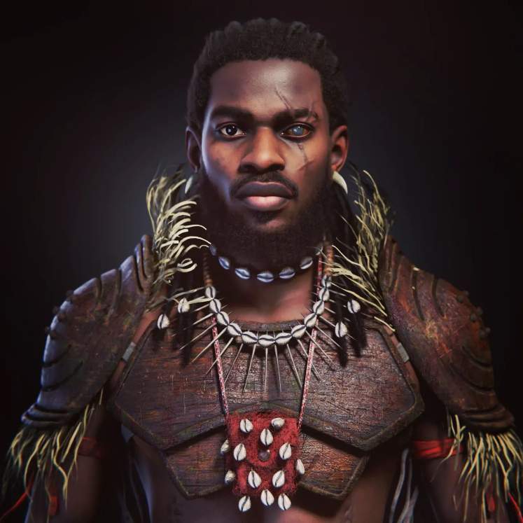 sango (god of thunder) 3d character