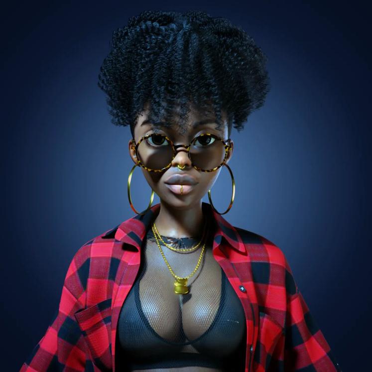 Cynthia (Bionic stylized 3d character)