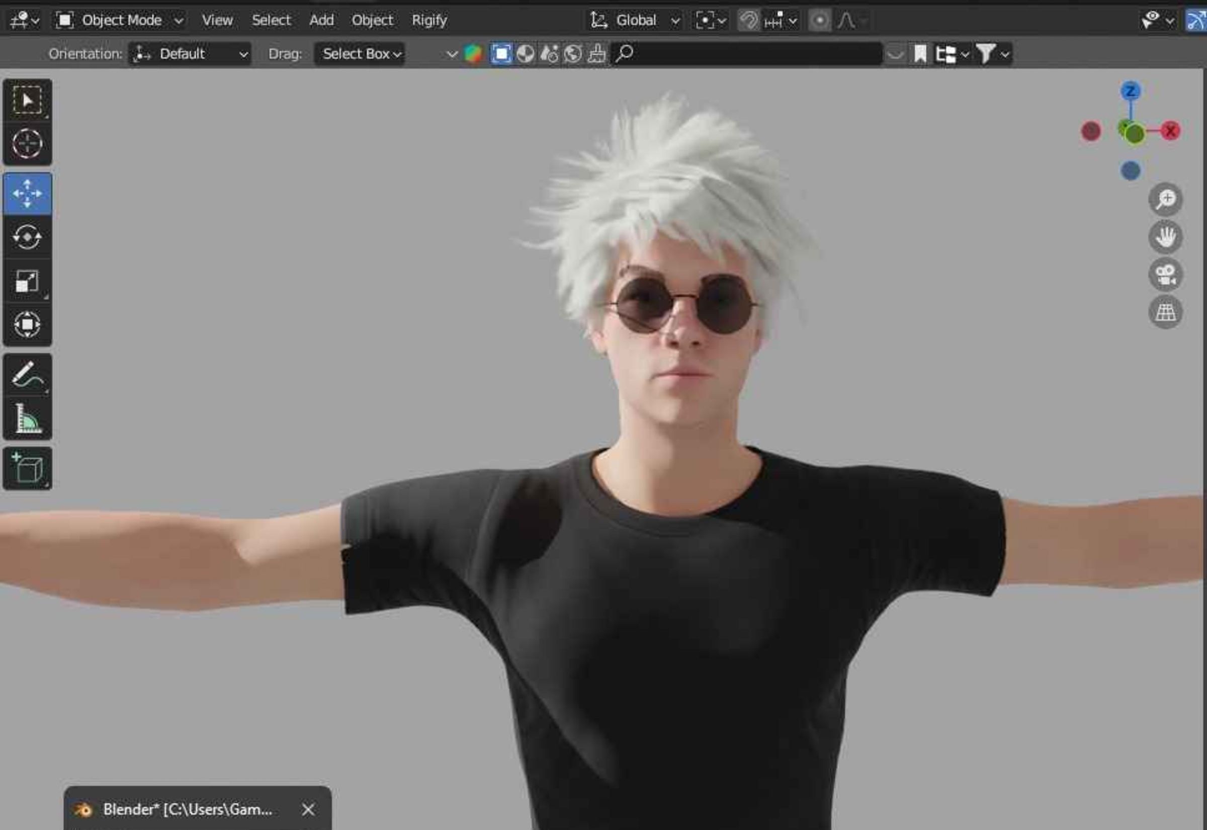 Projet Fight Satoru Gojo Developpement
