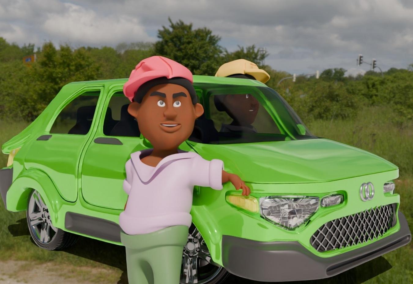Cute Car and Characters