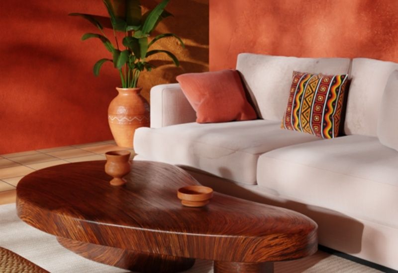 Afromodern interior design